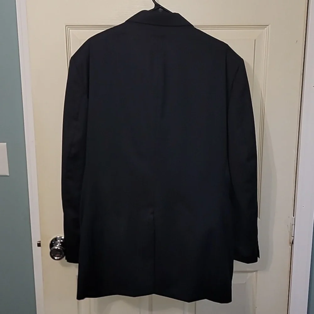 Jos. A Bank Signature Collection 100% Wool‎ Navy Suit Men's 44RG/39RG NWOT Cond.